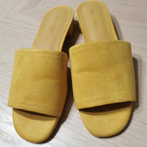 OAK + FORT Shoes - Oak + Fort Heeled Mules